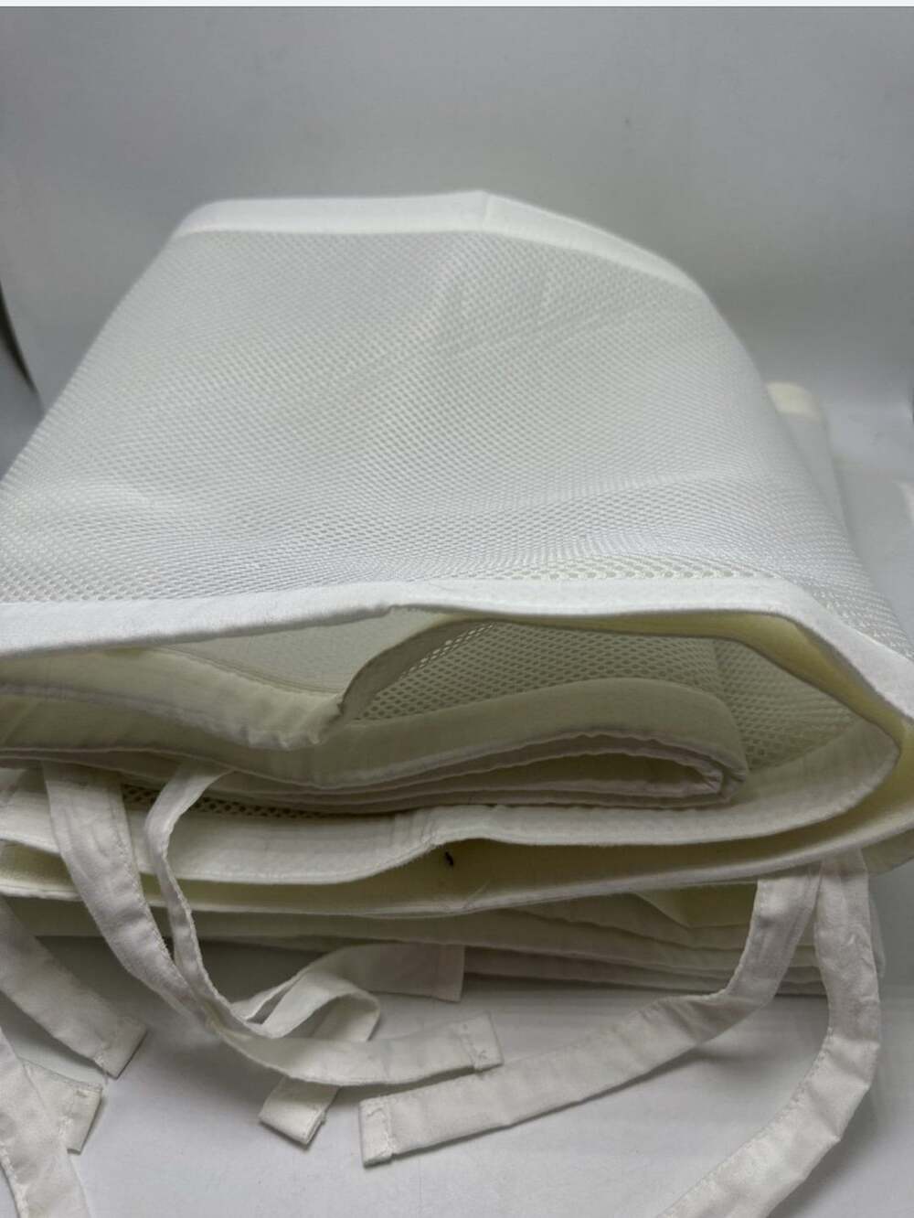 BreathableBaby Mesh Crib Liner - Safe & Breathable (White)